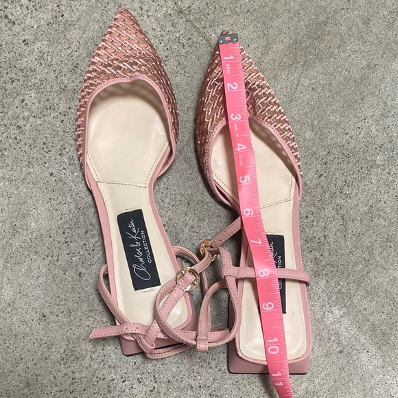 Charles and Keith Pink Mesh Ankle Strap Sandals, like Dior - Picture 5 of 5